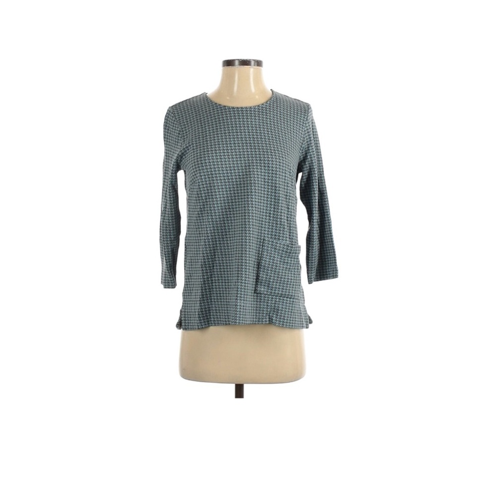 Women's Blue Checkered Top